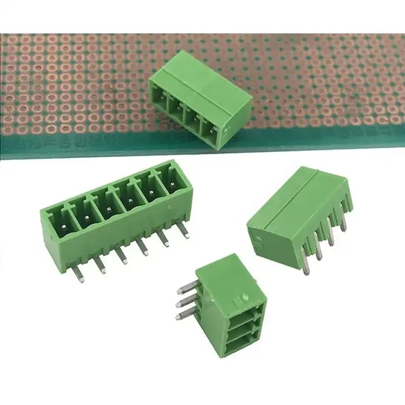 in-Line 150V 6A 2.54mm Pitch Screw Type PCB Terminal Block Terminal Block