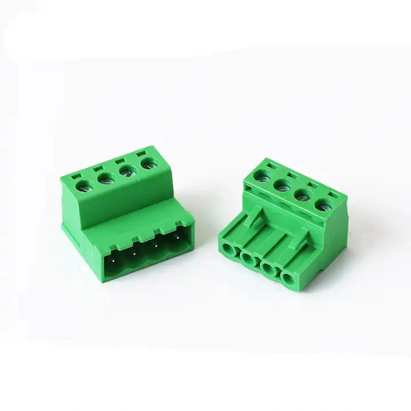 in-Line 150V 6A 2.54mm Pitch Screw Type PCB Terminal Block Terminal Block