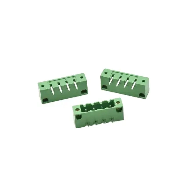 2edg 5.08mm Panel Mount Quick Connector 90 Degree Angle PCB Plug in Terminal Block Screwless Terminal Block